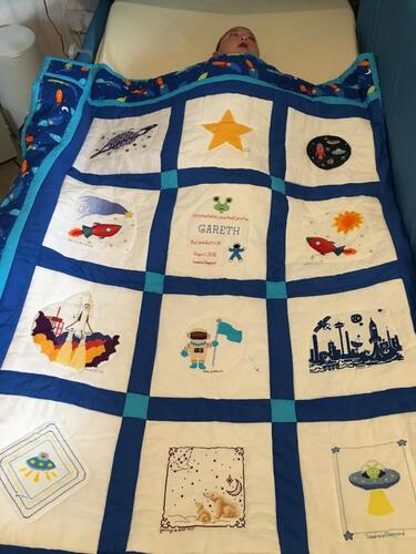 Photo of Gareth Ms quilt