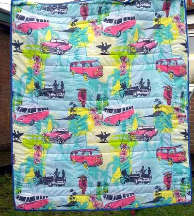 Photo of Charlie Rs quilt