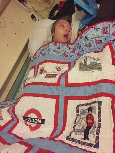 Photo of Josh Ts quilt