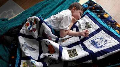 Photo of Euan Ms quilt