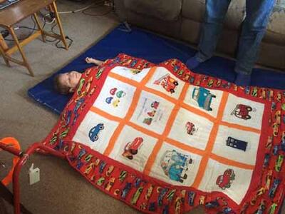 Photo of Sam Hs quilt