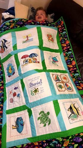 Photo of Daniel Ms quilt