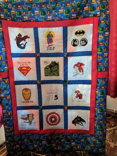 Photo of Bradley Bs quilt
