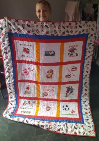 Photo of Luca Rs quilt