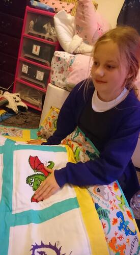 Photo of Wynter-Roses quilt