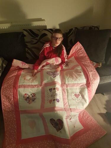 Photo of Ellie Cs quilt