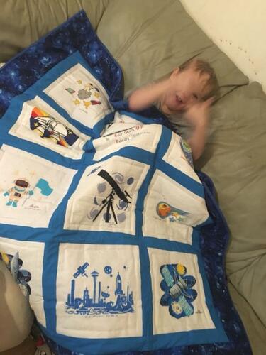 Photo of Robert Bs quilt
