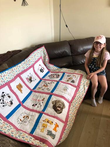 Photo of Ellie Mae Ps quilt