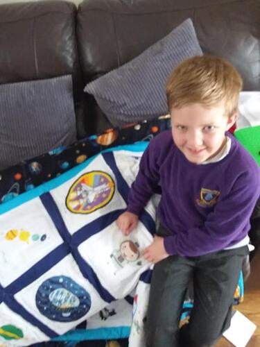 Photo of Kieran Ss quilt