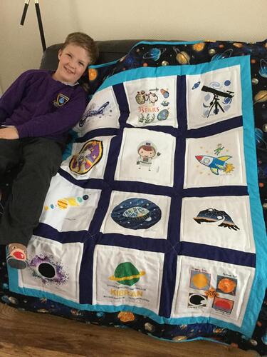 Photo of Kieran Ss quilt