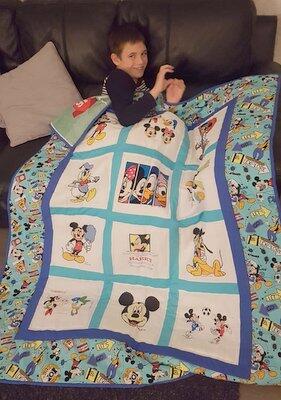 Photo of Harry Rs quilt