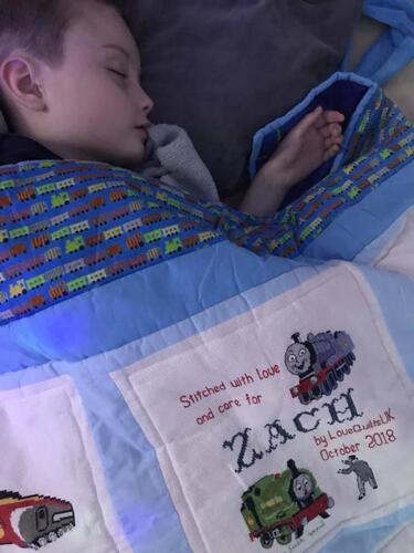 Photo of Zach Bs quilt