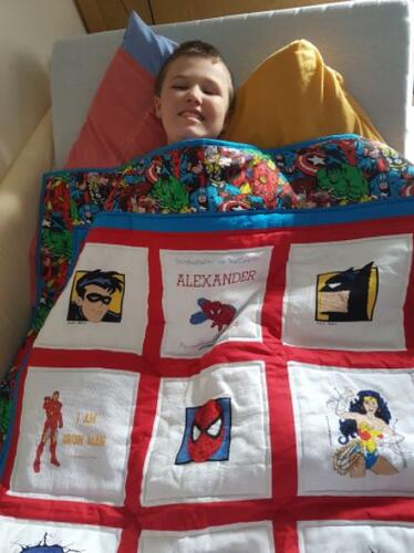 Photo of Alexanders quilt