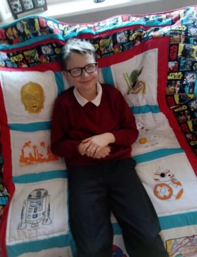 Photo of Harry Bs quilt