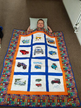 Photo of Samuel Ss quilt