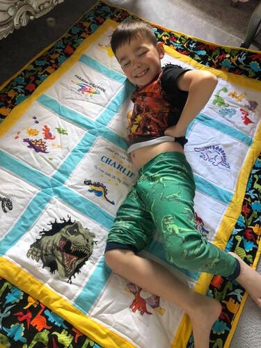 Photo of Charlie Ls quilt