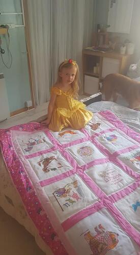 Photo of Scarlett Cs quilt