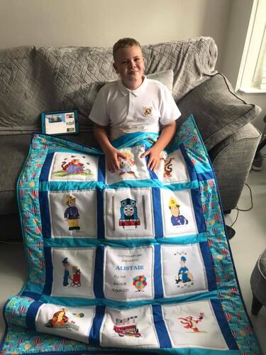 Photo of Alistairs quilt