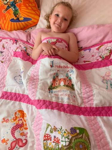 Photo of Ruby Hs quilt