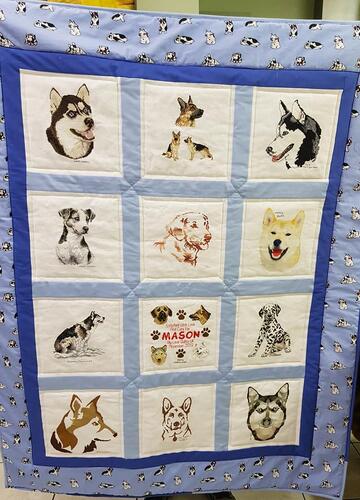 Photo of Mason Bs quilt