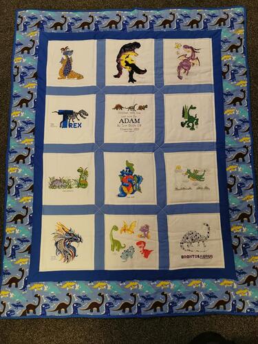 Photo of Adam Cs quilt