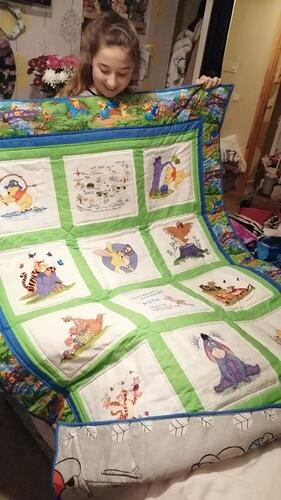 Photo of Faith Fs quilt