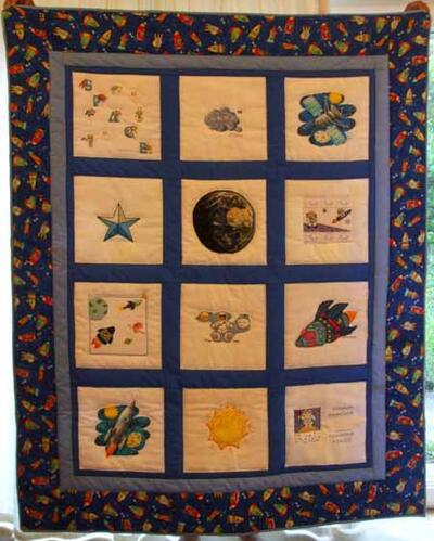 Photo of Harry Xs quilt