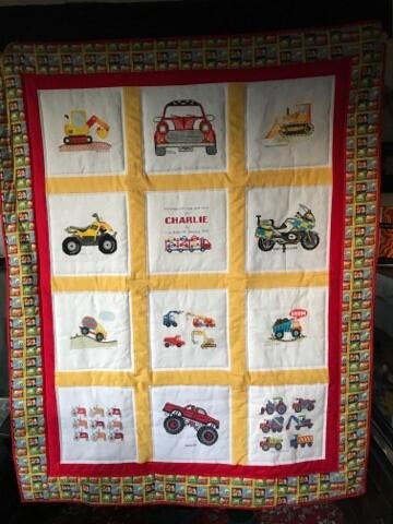 Photo of Charlie Gs quilt