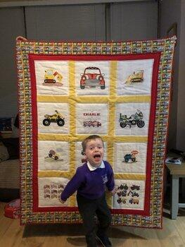 Photo of Charlie Gs quilt