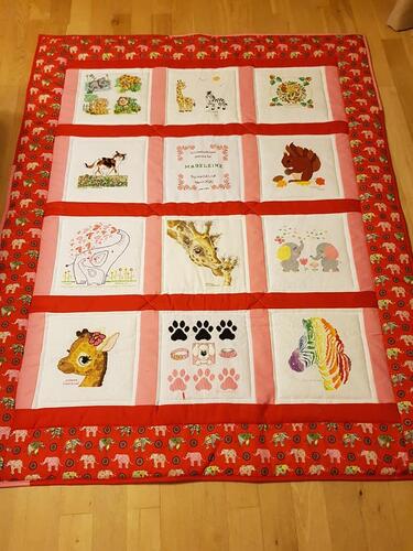 Photo of Madeleine As quilt