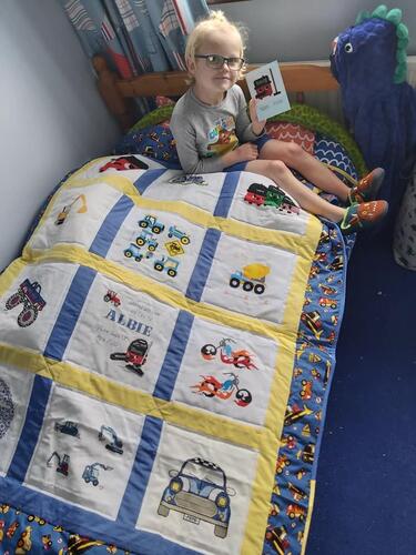 Photo of Albie Ts quilt