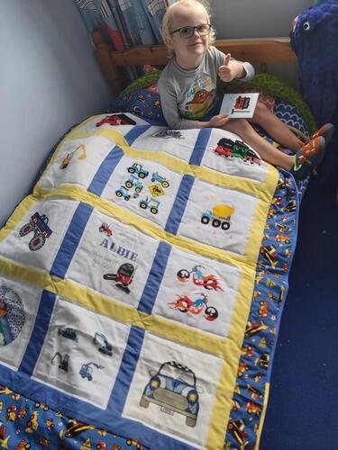 Photo of Albie Ts quilt