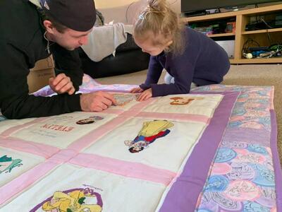 Photo of Evelyns quilt