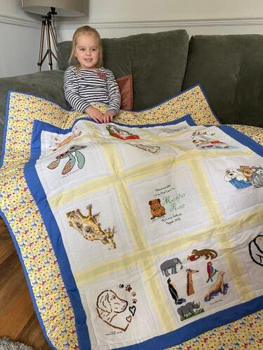 Photo of Martha-Roses quilt