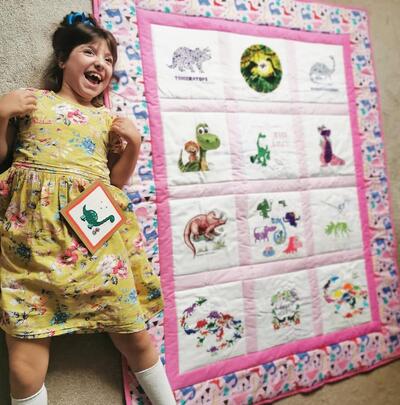 Photo of Evie-Lilly Gs quilt