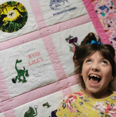 Photo of Evie-Lilly Gs quilt