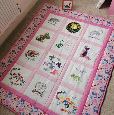 Photo of Evie-Lilly Gs quilt