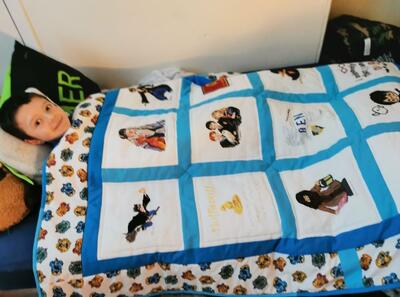 Photo of Ben Ms quilt