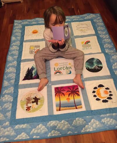 Photo of Lorcan Ms quilt