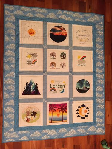 Photo of Lorcan Ms quilt