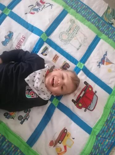 Photo of Sebastians quilt