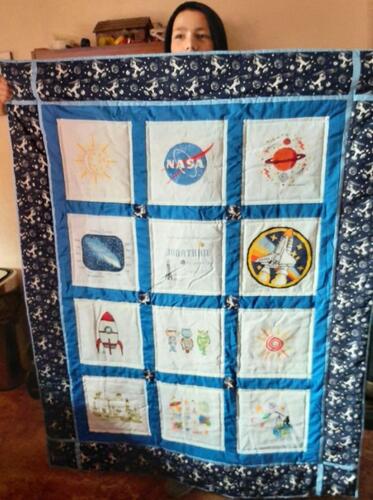 Photo of Jonathan Js quilt