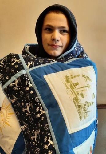 Photo of Jonathan Js quilt