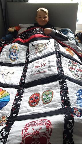 Photo of Billy Gs quilt