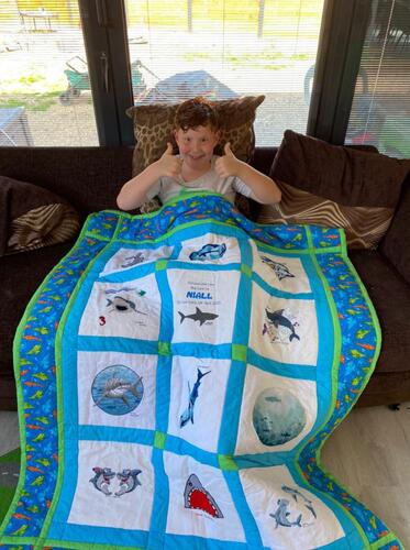 Photo of Niall Bs quilt