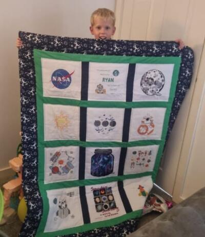 Photo of Ryan Ws quilt