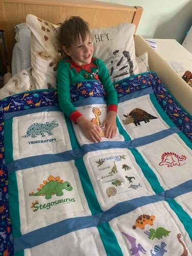 Photo of Charlie Fs quilt