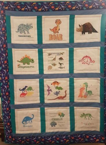 Photo of Charlie Fs quilt