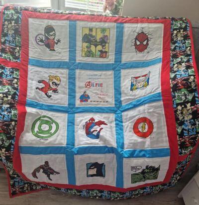 Photo of Alfie Ps quilt