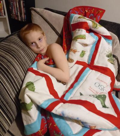 Photo of Oscar Bs quilt